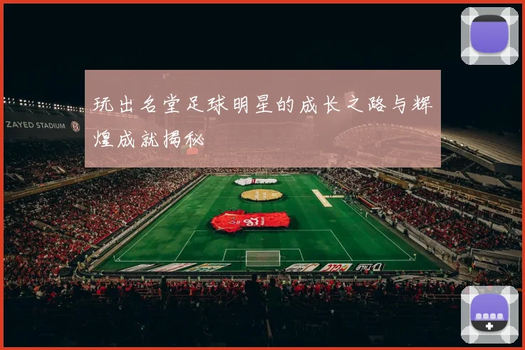 玩出名堂足球明星的成长之路与辉煌成就揭秘